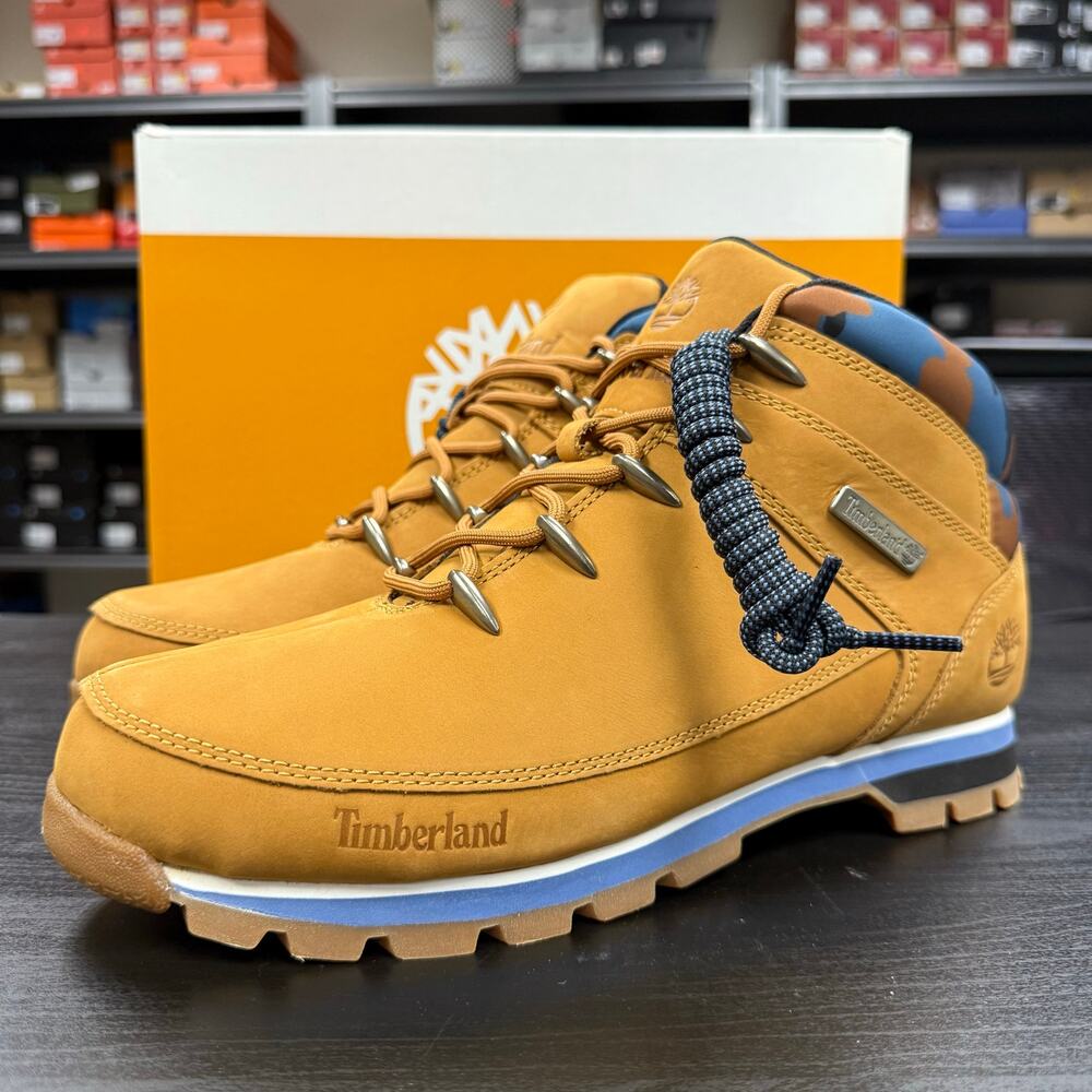 TIMBERLAND MEN'S 12 EURO SPRINT HIKER MID NUBUCK WHEAT A67FB231
